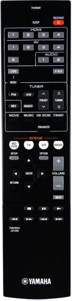Replacement remote control for Yamaha YHT-497