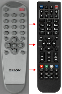 Replacement remote control for Digital 16J103