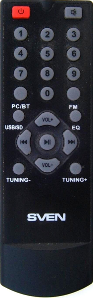 Replacement remote control for Sven MS-305