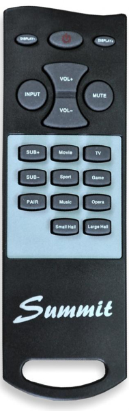 Replacement remote control for Summit A50-1000