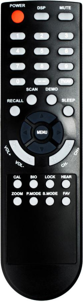 Replacement remote control for Vr CT-21VUDS-G