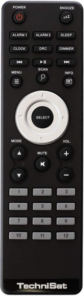 Replacement remote control for Technisat DIGITRADIO100