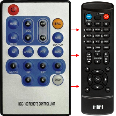 提供替代品遥控器 Prology CMD-120
