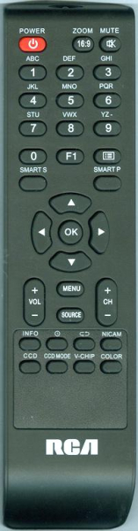 Replacement remote for Rca RLC4033, RLC4033