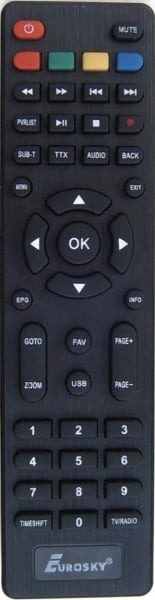 Replacement remote control for Eurosky ES-15