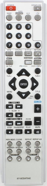 Replacement remote control for LG XHS-55TBS