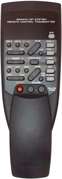 Replacement remote for Yamaha VY755700, RAX5, AX492, AX592, AX892