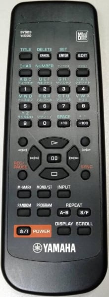 Replacement remote control for Yamaha SYS23