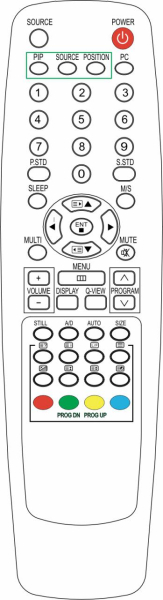 Replacement remote control for Roadstar RU3730