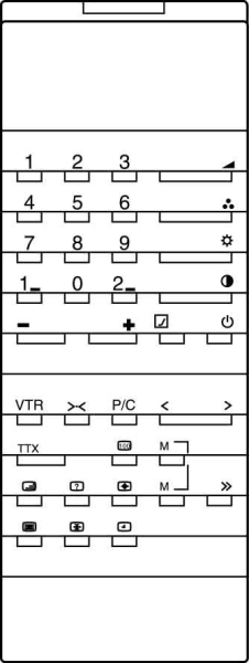 Télécommande de remplacement pour Classic IRC81211