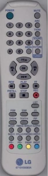 Télécommande de remplacement pour Sansui 00051680801