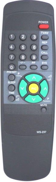 Replacement remote control for Hisense TC2588H