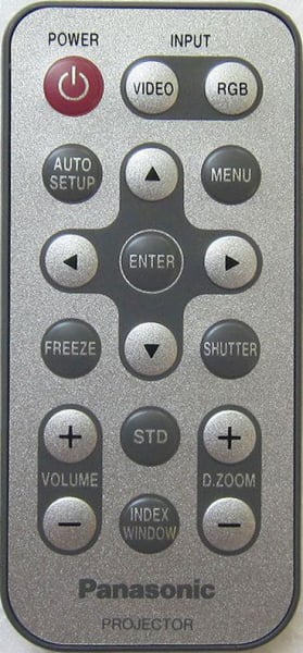 Télécommande de remplacement pour Panasonic PT-LB50NTU PT-LB60NTU