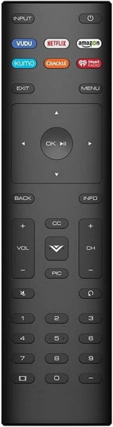 Replacement remote control for Vizio D55X-G1
