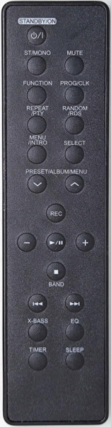 Replacement remote control for Tevion MCD292