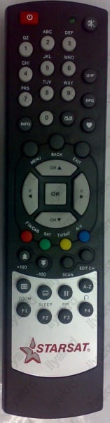 Replacement remote control for Star Sat MODEL220