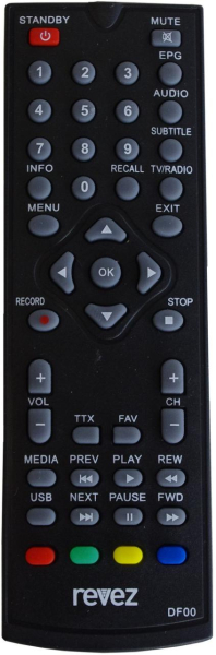 Replacement remote control for Telesystem TS6815T2HEVC