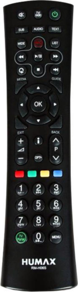 Replacement remote control for Humax HDR-1000S