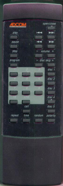 Télécommande de remplacement pour Adcom GCD-700