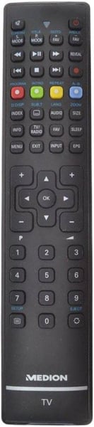 Replacement remote control for Medion MD31203BE-A