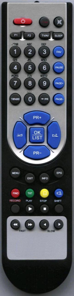 Télécommande de remplacement pour Fortec Star FSHD5000DIGITAL