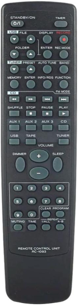 Télécommande de remplacement pour Teac/teak CR-H225