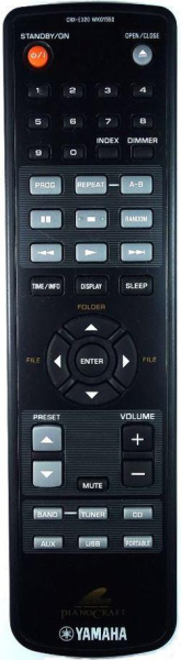 Télécommande de remplacement pour Yamaha MCR-E320