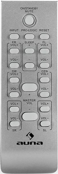 Télécommande de remplacement pour Auna AREAL525(VERS.2)