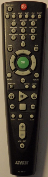 Replacement remote control for Bbk RC-NP101
