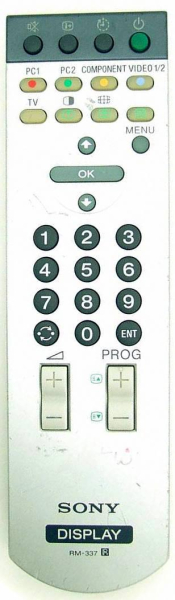 Replacement remote control for Sony RM334