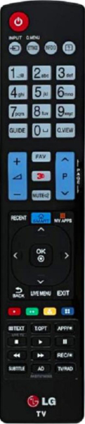Replacement remote control for LG 43LF590V