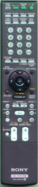 Replacement remote for Sony DAVHDX501WC, DAVHDX500I, DAVHDX900W
