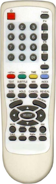 Replacement remote control for Bravo T1375