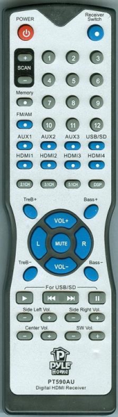 Replacement remote for Pyle PT590AU