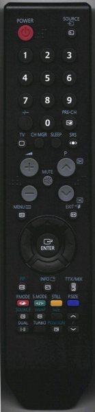 Replacement remote control for Samsung UE40C7705WS