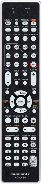 Replacement remote control for Marantz RC006SR(AMP+TUNE+VCR)
