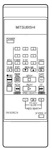 Telecomando di ricambio per Mitsubishi RM M30-57401