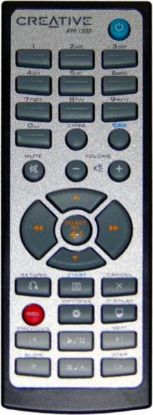 Replacement remote control for Creative SOUND BLASTER-AUDIGY4