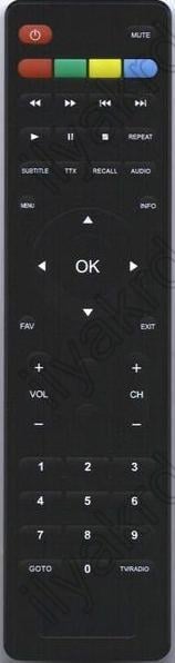 Replacement remote control for Fuba ODE8600
