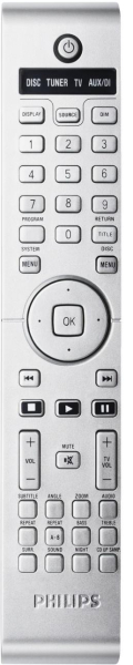 Replacement remote control for Philips LX8500W