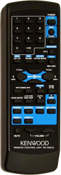 Replacement remote control for Kenwood KRF-V5060D