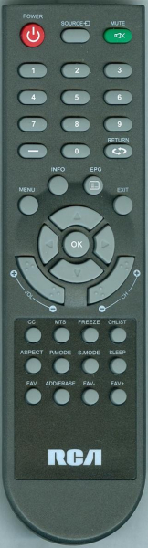 Replacement remote for Curtis International LCD2687A, LED1960A