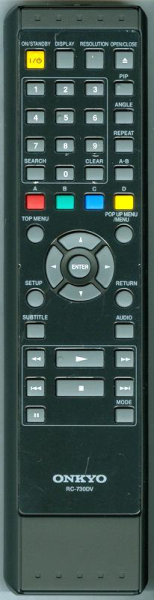 Replacement remote for Onkyo NB821UD, RC-730DV, DVBD507, BDSP807, DVBD606