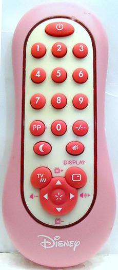 Replacement remote for DISNEY P1300NTV