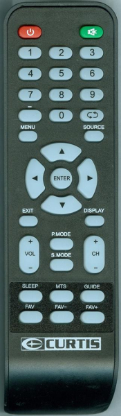 Replacement remote for Curtis International PLED1960A, LED1930A