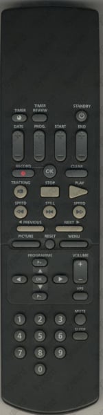 Replacement remote control for Siera 14TVCR240
