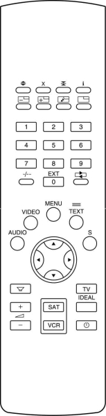 Vervangings afstandsbediening voor Melectronic MTS21BTX(1995)