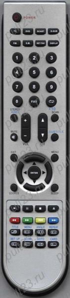 Replacement remote control for Odeon LTD-1501D