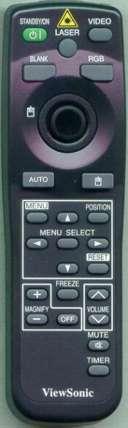 Replacement remote control for Viewsonic PJ750