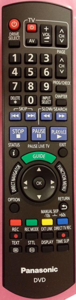 Replacement remote control for Panasonic DMRXW350EF